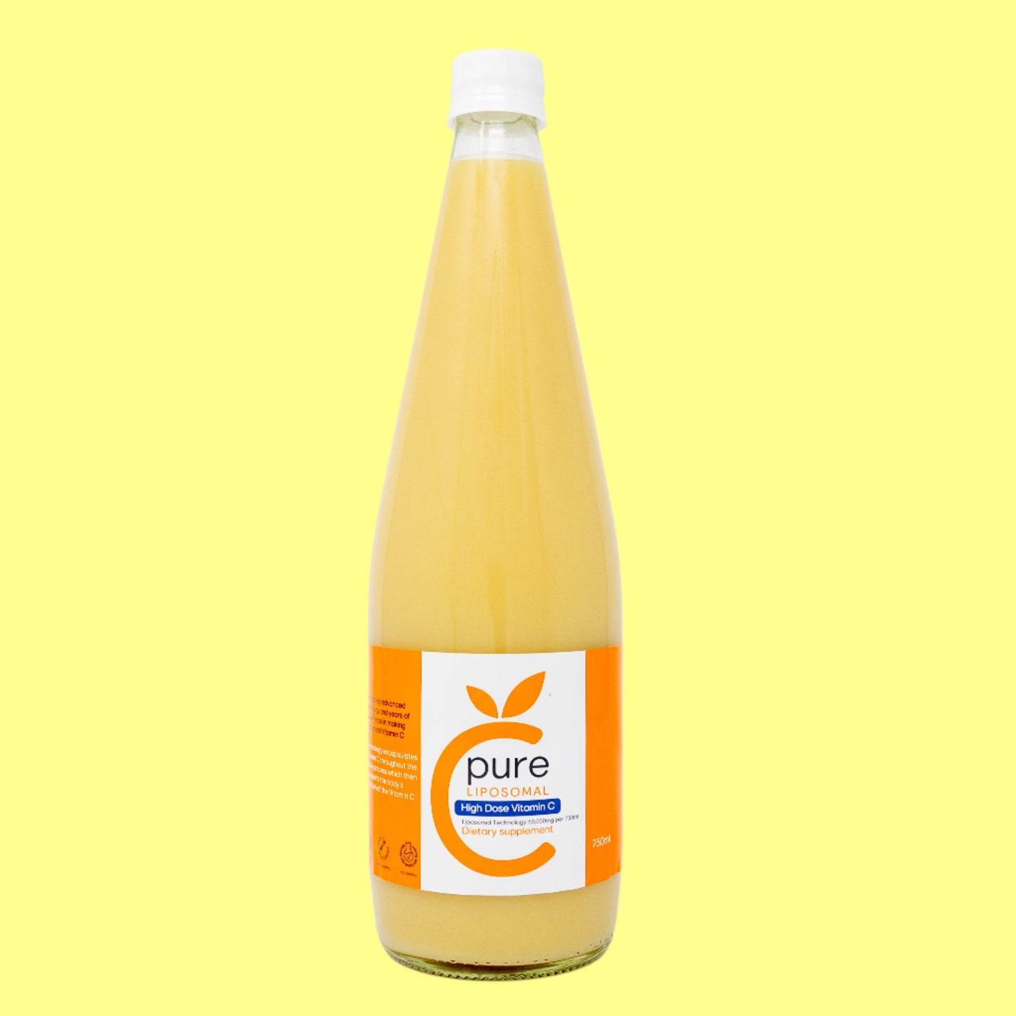 C-Pure Is A High Dose Liquid Liposomal Vitamin C Made In New Zealand Using Only 3 Natural Ingredients