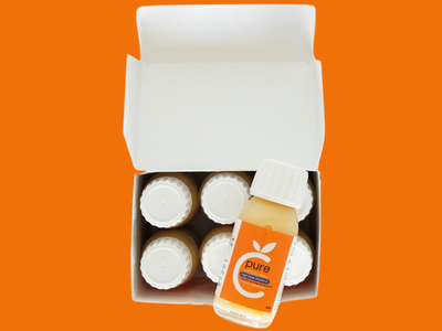 C-Pure High Dose Liposomal Vitamin C | 6x50ml | 12-Day Travel Supply